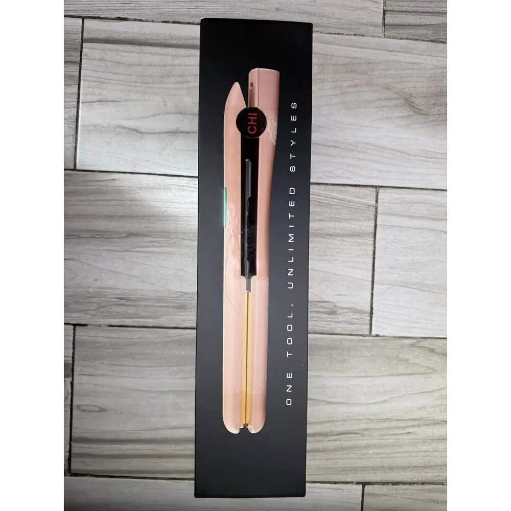 Chi Original Hair Straightener And Curling Iron 1.25 Inch Pink Door Voltage New